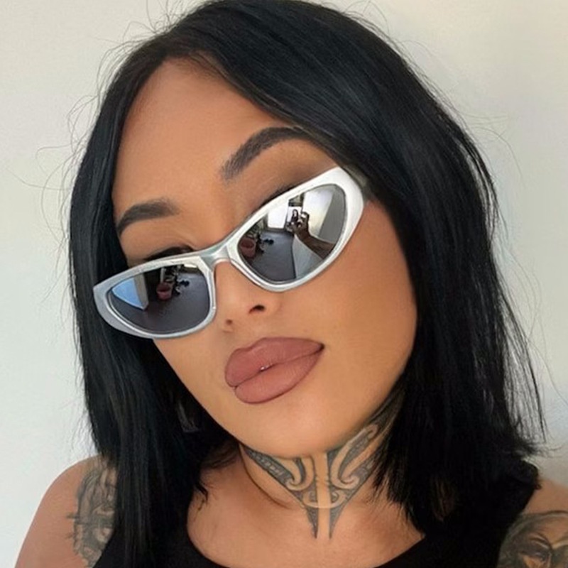 2022 Kacamata Hitam Futuristik Gaya Eropa / Amerika Untuk Pria / Wanita