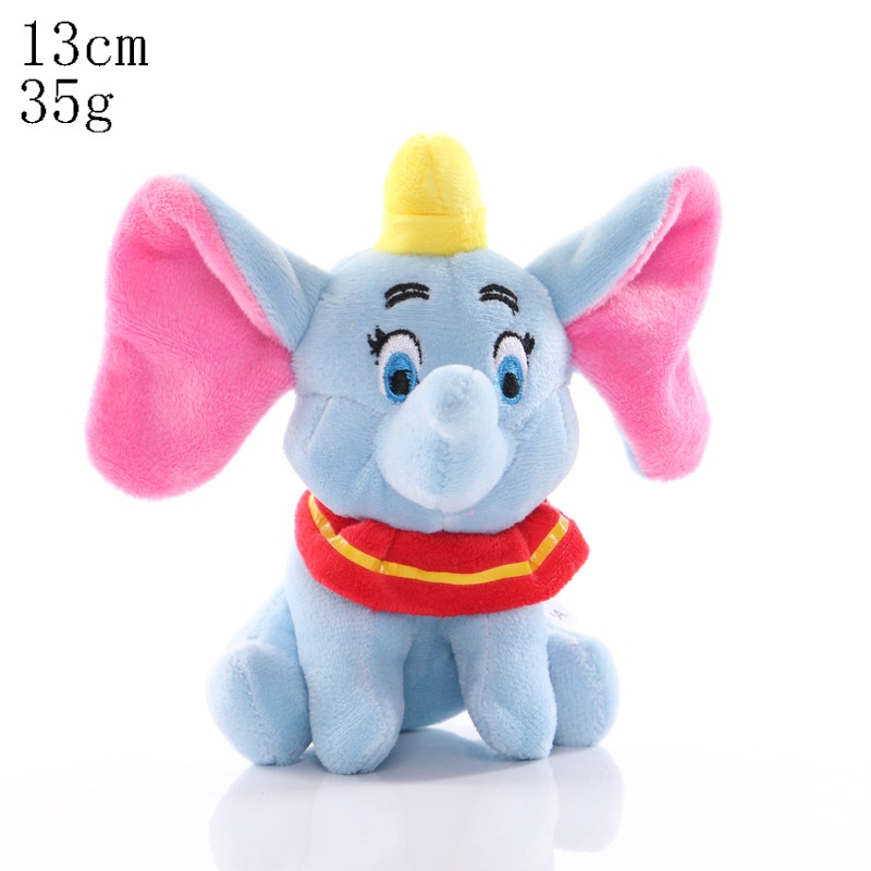 Mainan Boneka Stuffed Plush Dumbo Kartun Gajah 23cm 13cm Untuk Hadiah Ulang Tahun