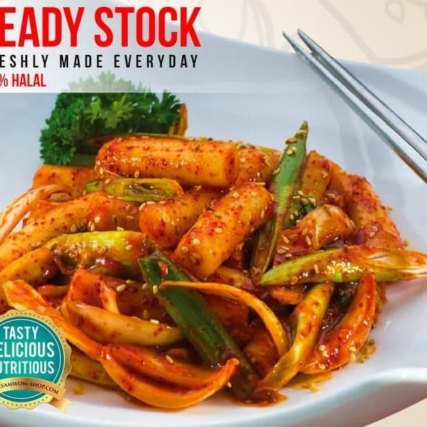 

✨10.10✨ COD SAMWON TTEOKBOKKI 200 GR + SAUCE - FRESHLY MADE KOREAN RICE CAKE TOPOKKI TOKPOKI KUE BERAS KHAS KOREA grosir