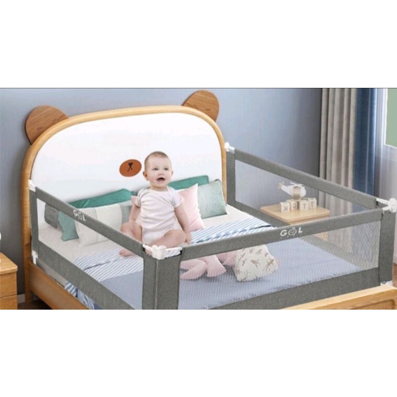 Preloved GOL Baby Bed Guard Baby Bedrail Bed Rail Pagar Pengaman Kasur Tempat Tidur Ranjang Bayi