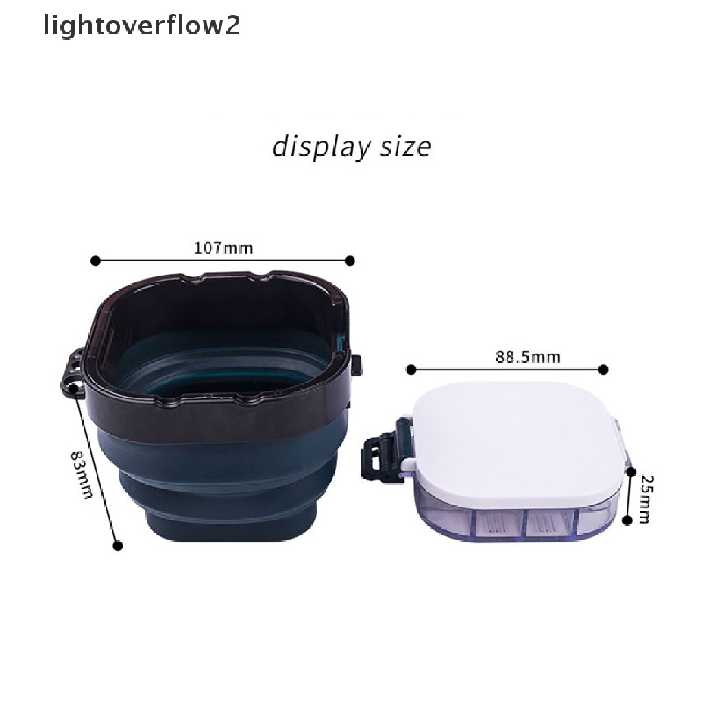 (lightoverflow2) Ember Lipat 16 Sekat Untuk Cuci Kuas Lukis