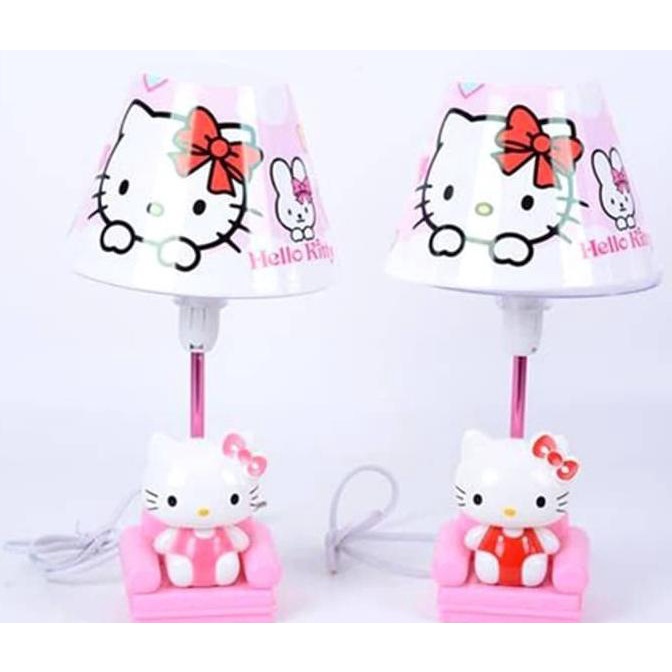 lampu hias meja belajar model hello kitty cocok di kamar tidur anak ready
