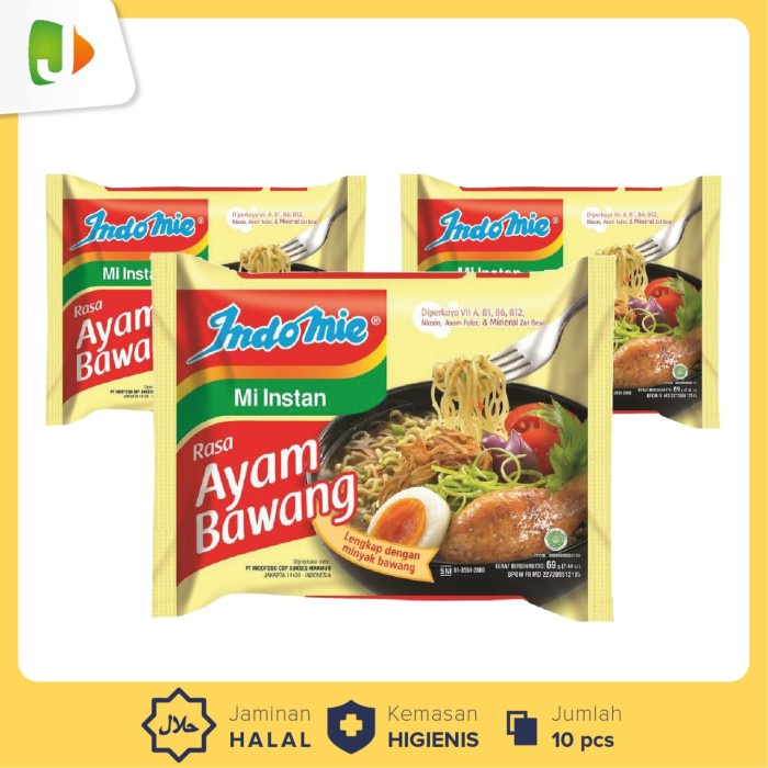 

PROMO 10 Pcs - Indomie Kuah Ayam Bawang