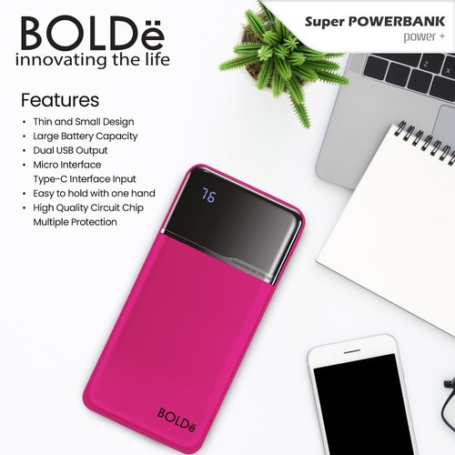 Super Power Bank POWER+ LCD BOLDe