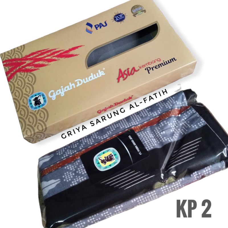 sarung Gajah Duduk Asia Kembang Premium