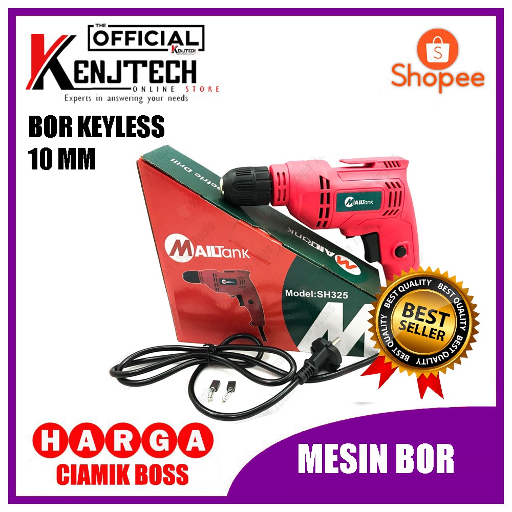 MESIN BOR MURAH KEYLESS 10MM MESIN BOR LISTRIK BOR BESI 10MM