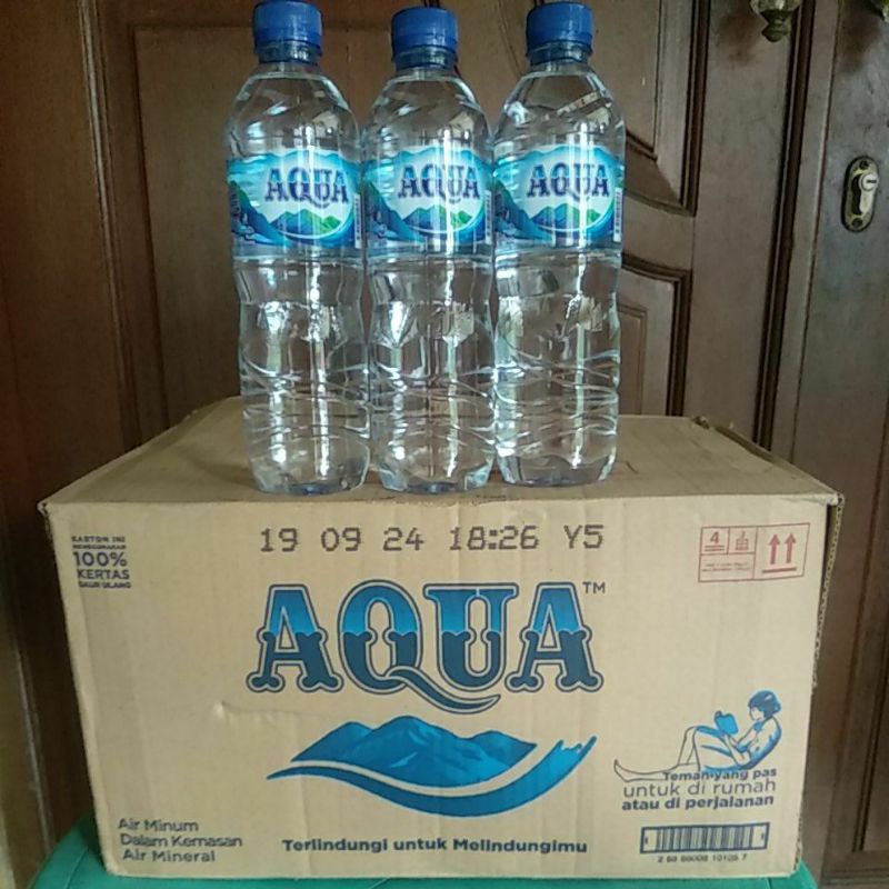 Jual Aqua Botol 600ml Isi 24 Botol Shopee Indonesia 6269