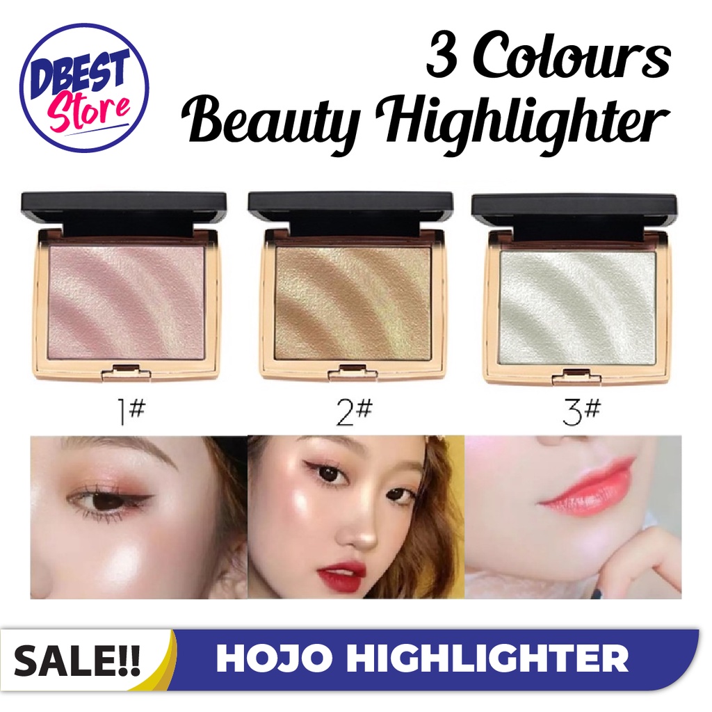 HOJO Highlighter Glitter Pallette Waterproof dan Tahan Lama