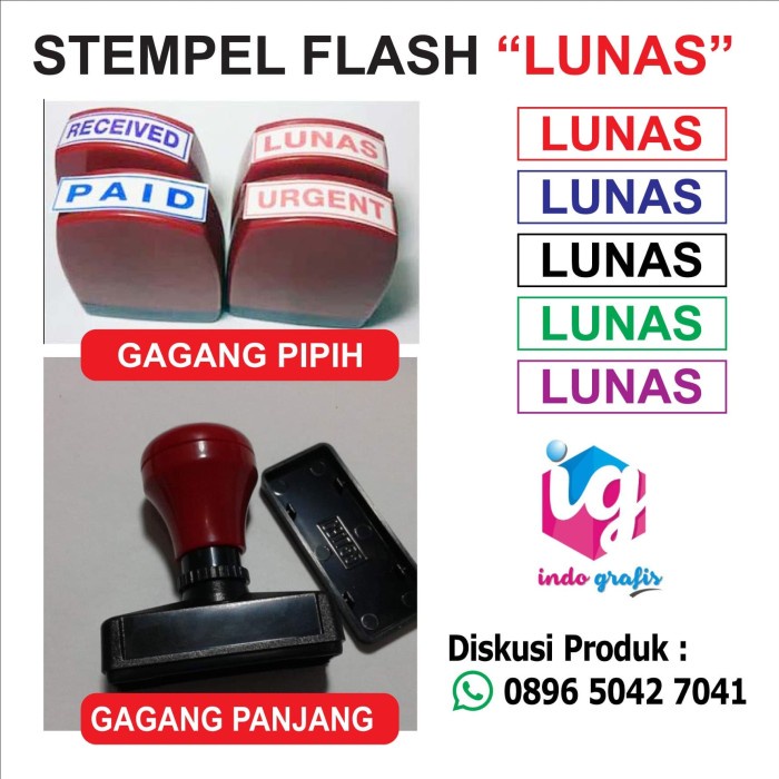 

Promo Stampel Lunas Warna Otomatis Trendi