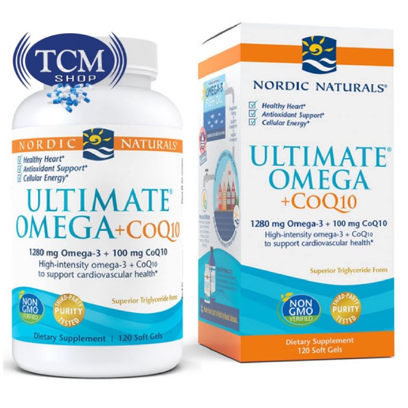 Jual Ultimate Omega + CoQ10 1280mg Omega 3 100mg CoQ10 Vitamin Jantung