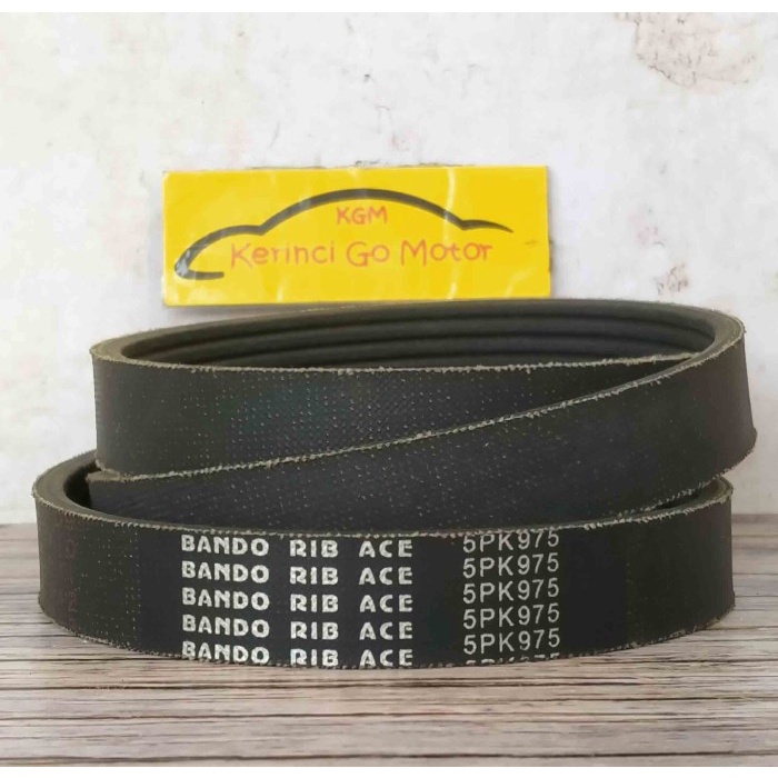 BANDO VAN BELT 5PK 975 RIB BELT TALI KIPAS 5PK-975 FAN BELT ALUR