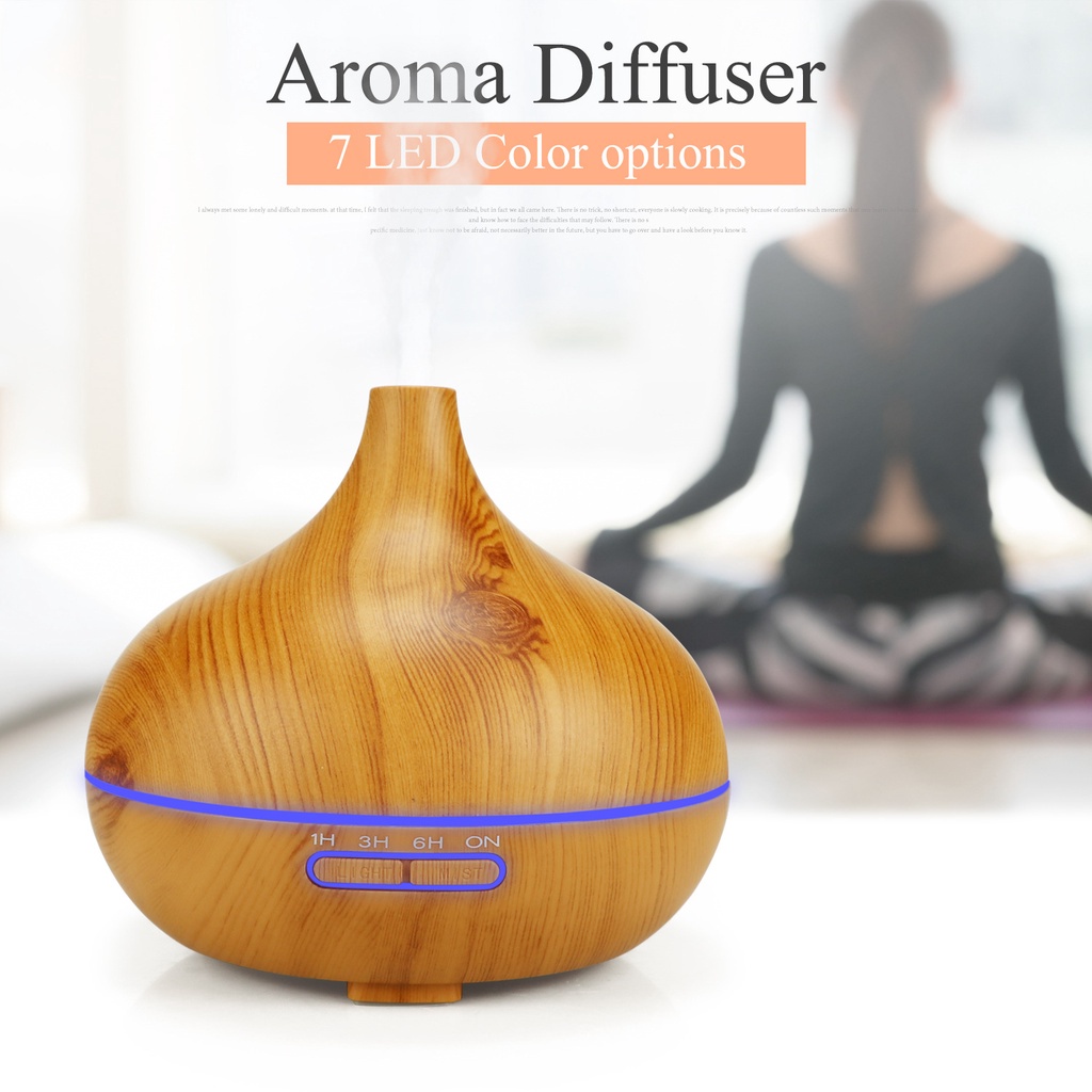 Humidifier Humidifier Udara Serat Kayu dengan Aromaterapi Minyak Atsiri Untuk Diffuser Aroma Rumah Kantor