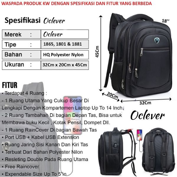 MIKADO - BK149 TAS RANSEL PRIA RANSEL KERJA RANSEL SEKOLAH TAS RANSEL COWOK BACKPACK PRIA RANSEL COWO RANSEL HITAM