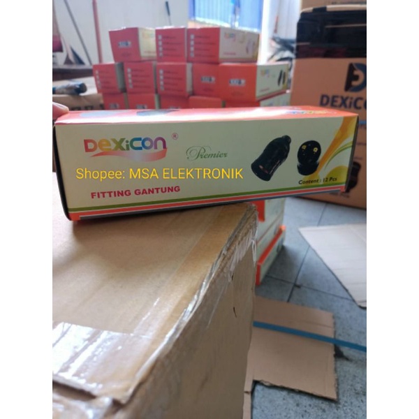 12bj Fitting Gantung DEXICON Putih