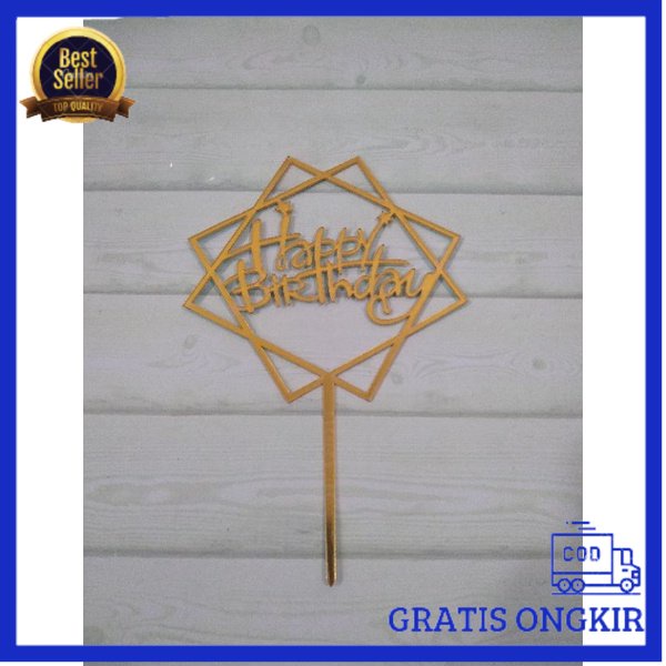 

[Bisa COD] TOPPER AKRILIK GOLD & SILVER -Terlengkap-Termurah-Berkualitas