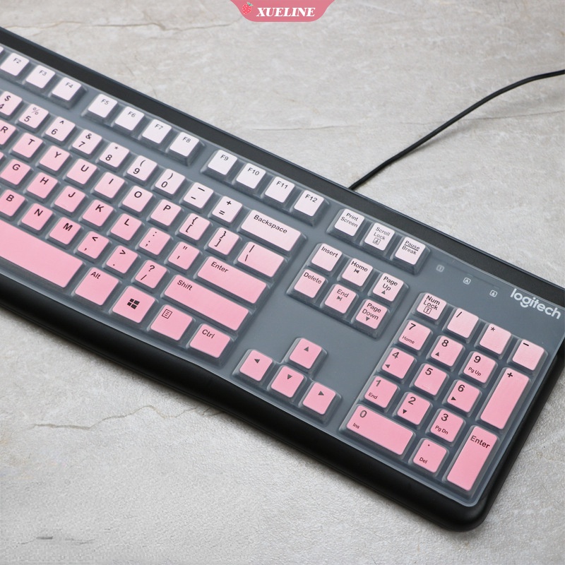 Logitech mk120 k120 Casing keyboard Silikon Lembut Dan slim (ZXL)