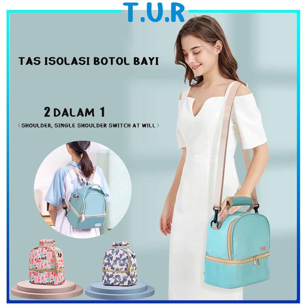 Cooler Bag Tas ASI | Tas Bayi waterproof | Multi-Function Diaper Bag  Cooler Bag ASI | Mama's Choice Sling Cooler Bag