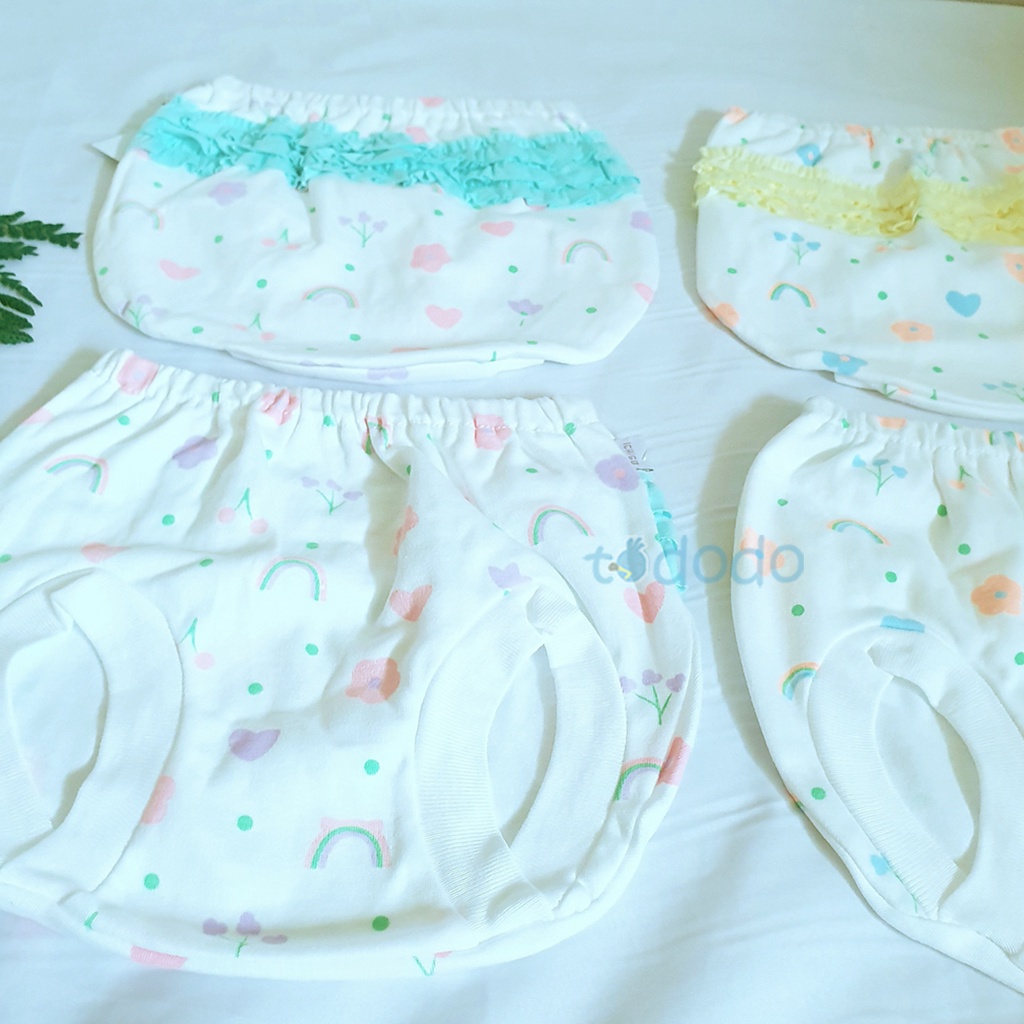 Celana Pop Bayi 0-6 Bulan Ichigo Edition White Motif 1pcs