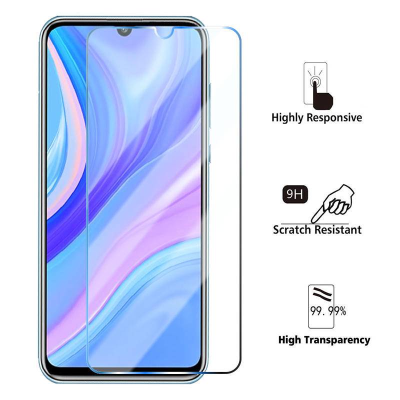 3pcs Tempered Glass Pelindung Layar Untuk Huawei P50 P40 P30 P20 Pro Lite 5G P Smart S Z T Y5 Y7 Y9 Prime 2019 2020 2021 Y6P Y7P Y8P