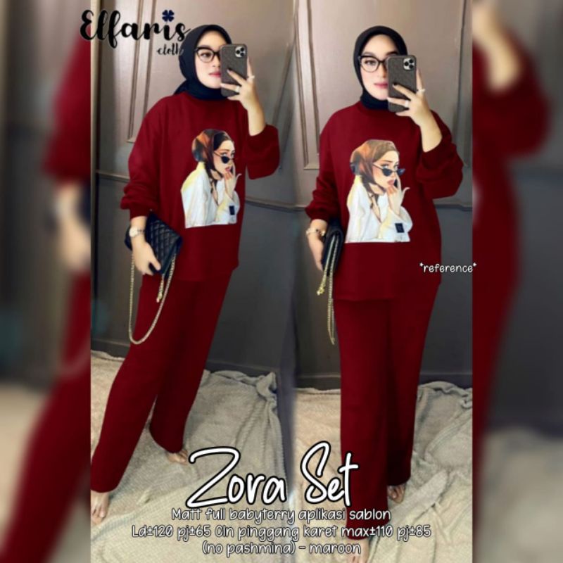 ZORA/AZURA SETELAN BAJU WANITA