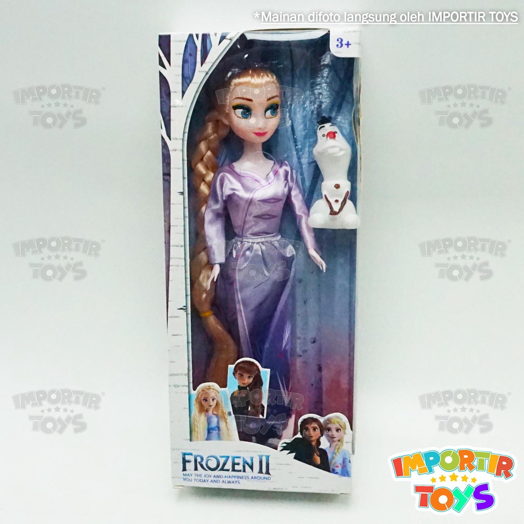 Mainan Anak Barbie Frozen Anna dan Elsa Free Olaf