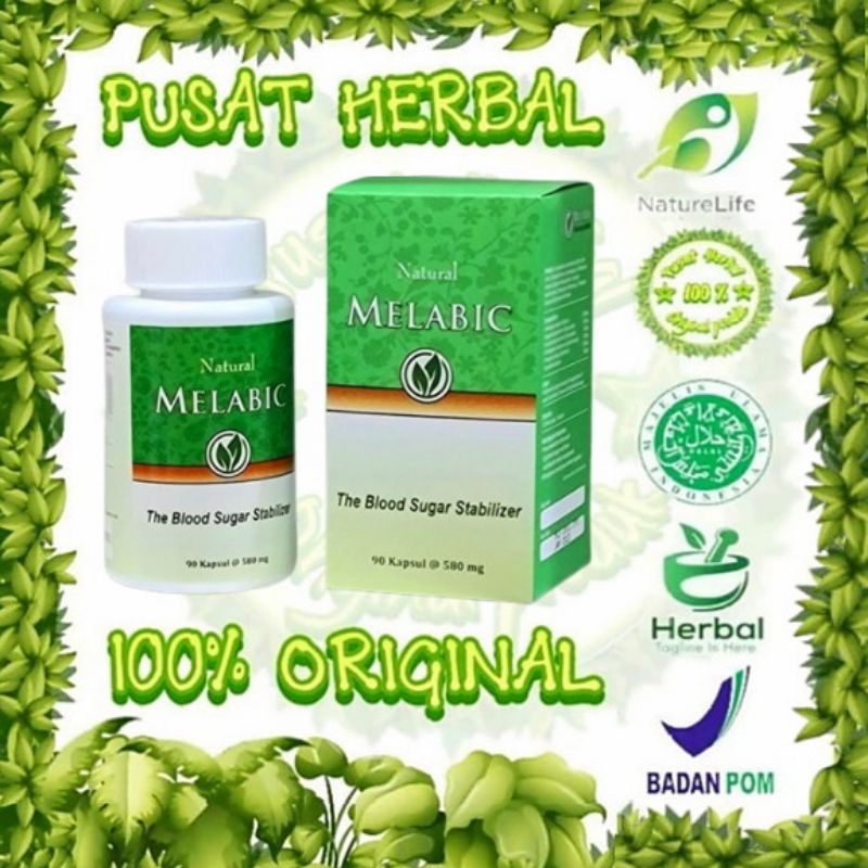 MELABIC Asli 100% Original Herbal Obat Diabetes Aman Ampuh