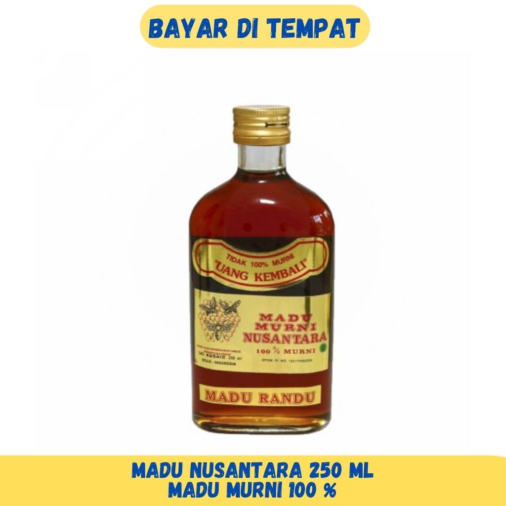 

Madu Nusantara - Madu Murni 100 % - Kemasan 250 ML - Original