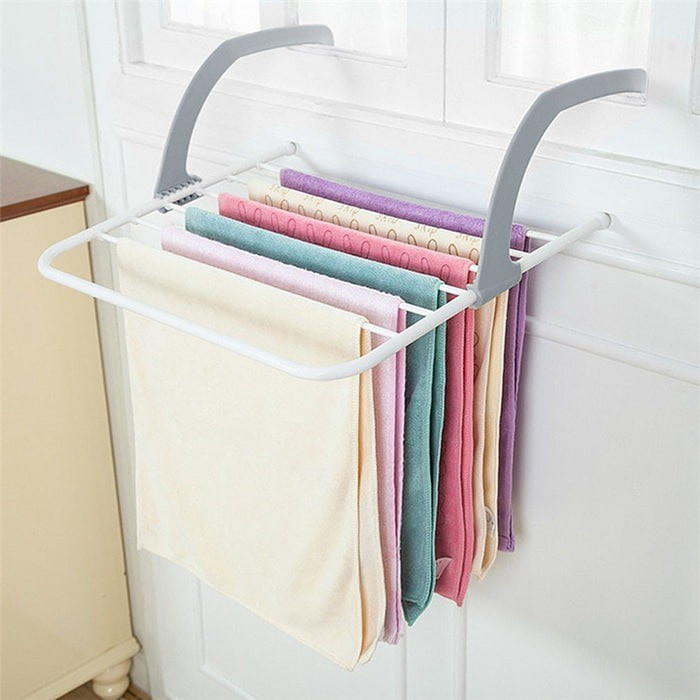 Osakashop - Hanger BALKON JEMURAN Gantungan Serbaguna - Jemuran Baju Sepatu Sendal