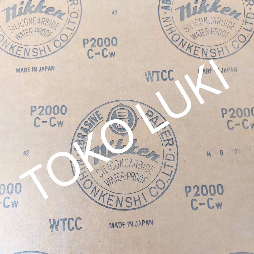 Amplas Nikken 1000 1200 1500 2000 Original Jepang Waterproof