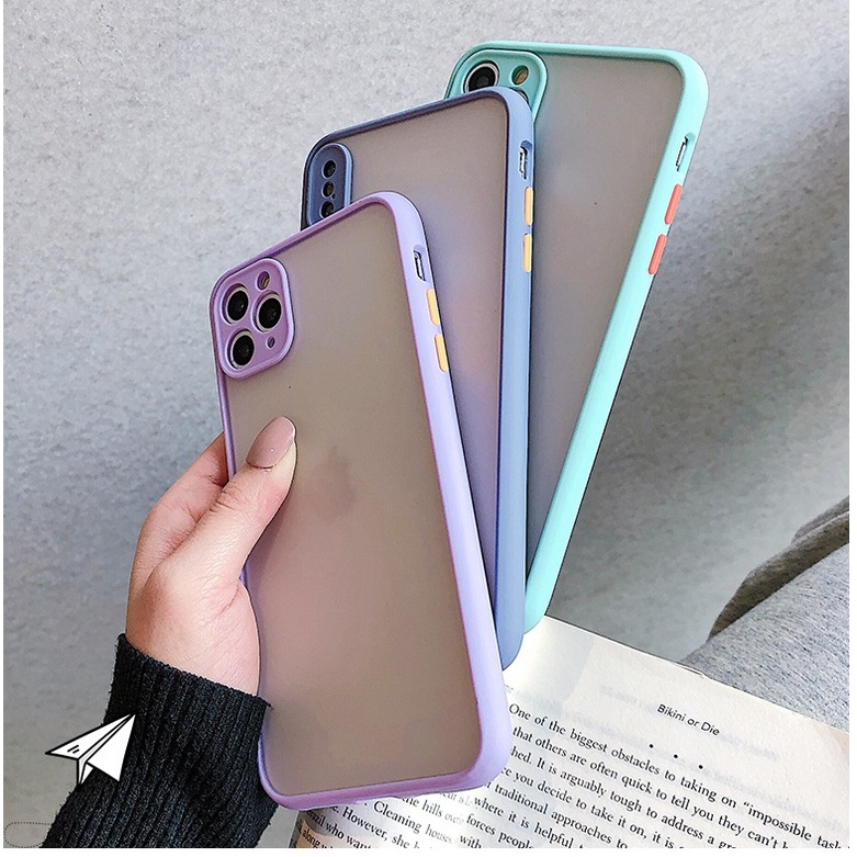 HYBRID PASTEL aero lens cover case vivo y19 v9 v15 y53