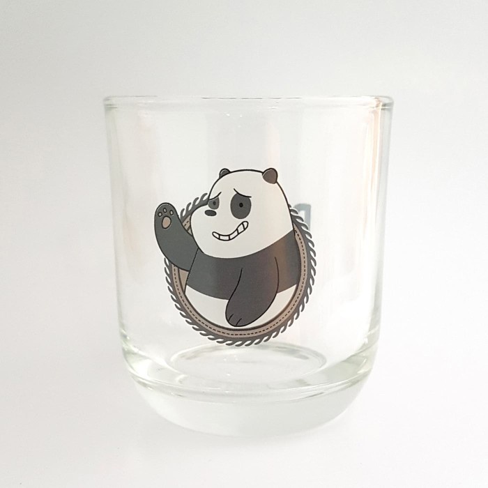 

We Bare Bears Glass Tumblr Panpan