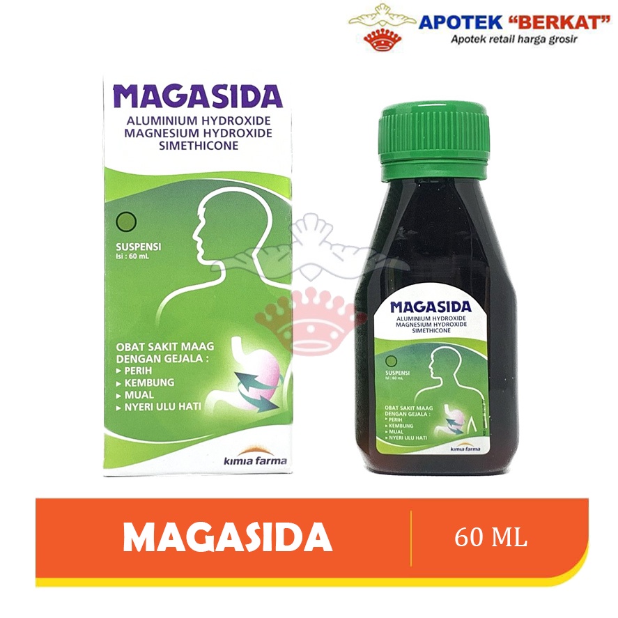 MAGASIDA SIRUP 60ml OBAT MAAG / OBAT ASAM LAMBUNG
