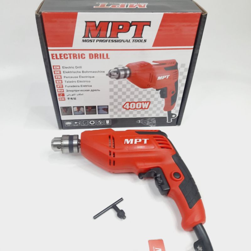 Mesin Bor 10 MM Variable Speed MPT MED 4006