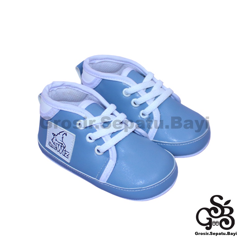 sepatu bayi baby shoes prewalker laki laki perempuan umur 2 - 12 bulan model casual WIZZ polos ringan &amp; fleksibel