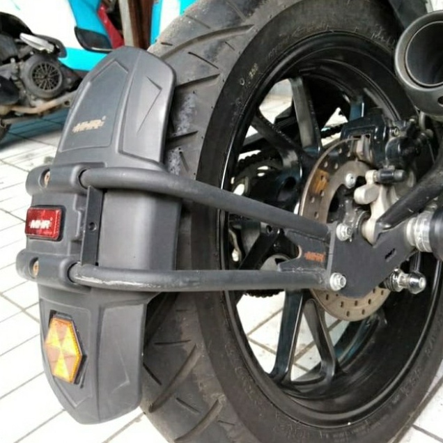 Mudguard Spakbor Belakang Motor Mt25-15 Vixion R25-15 Ninja-250 CB CBR XSR-150 Universal Mhr Best
