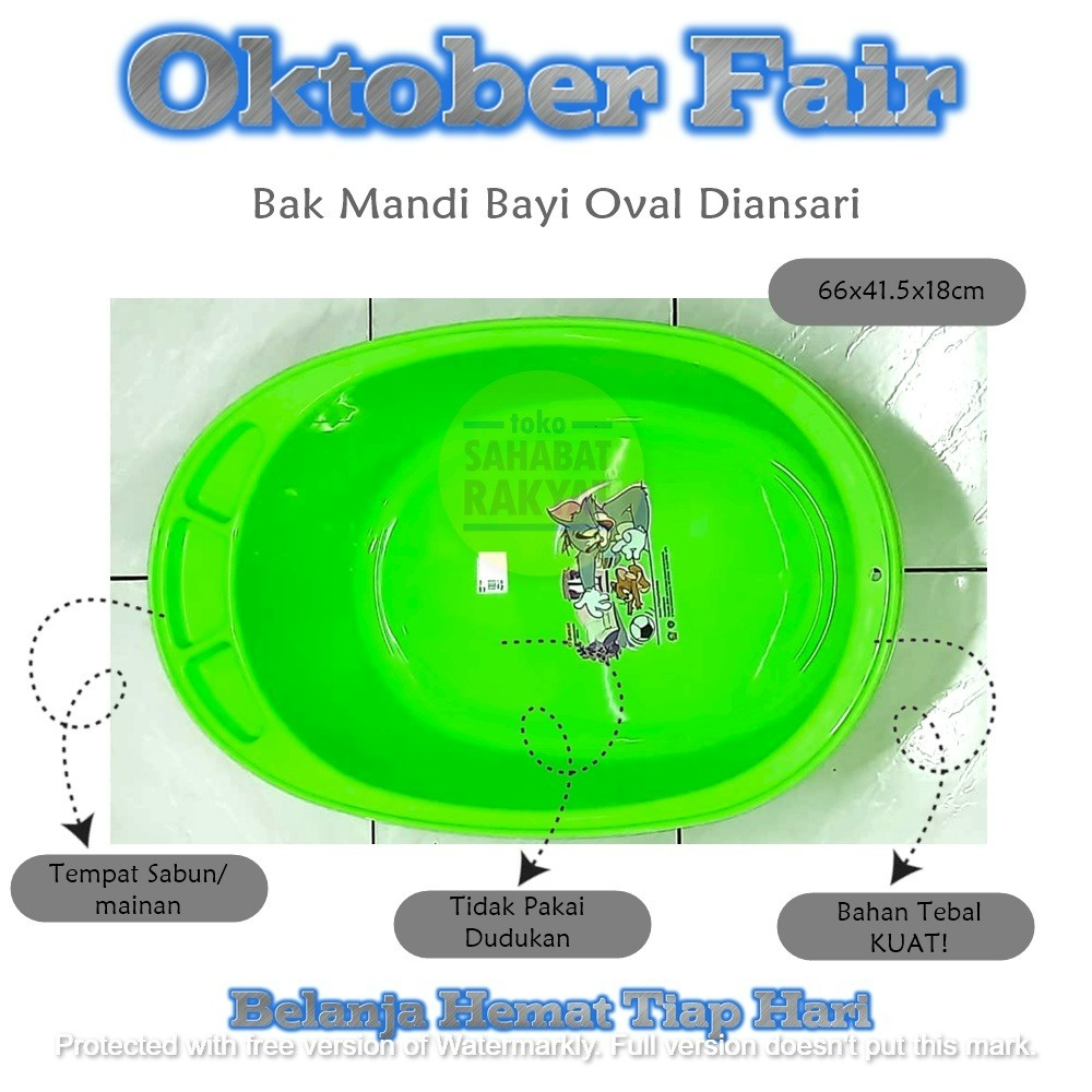 BBL-001A Bak Mandi Bayi Oval Diansari