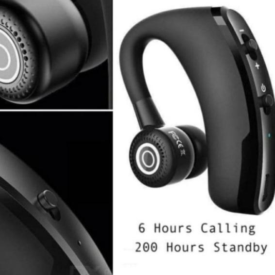 Headset bluetooth wireless handsfree earphone voyager legend v9 v8 - V9