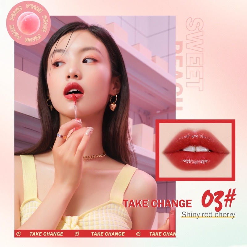 BNB Barenbliss Peach Makes Perfect Lip Tint Korea Lip Gloss 24H Moisturizing | Liptint Korea Anti Kering Melembabkan
