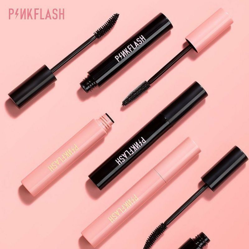 ✨ ELYSIA ✨ PINKFLASH Oilproof Curl Mascara | Maskara | Long | Volume | Waterproof | Pink Flash BPOM PF-E08