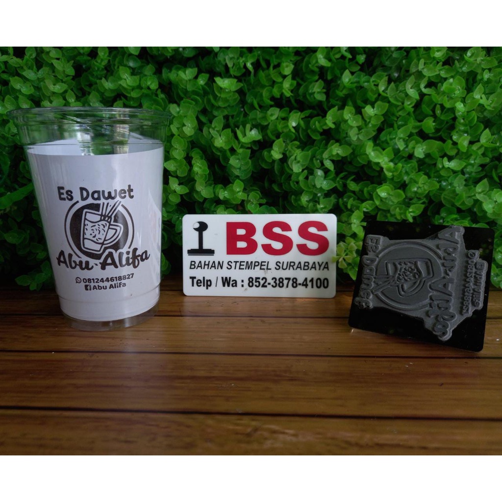 

Jual stempel cup gelas plastik tanpa sablon anti luntur