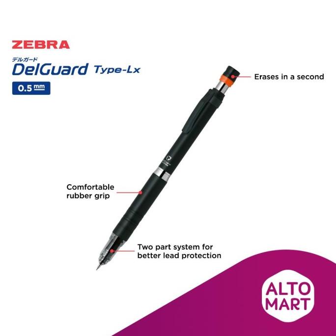 

Zebra DELGUARD Type LX Mechanical Pencil 0.5 mm pensil mekanik