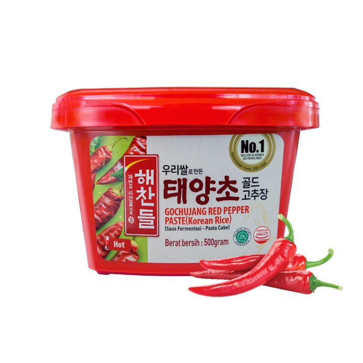 Jual Gochujang Haechandle HALAL Pasta Cabe Korea / Red Pepper Paste 500