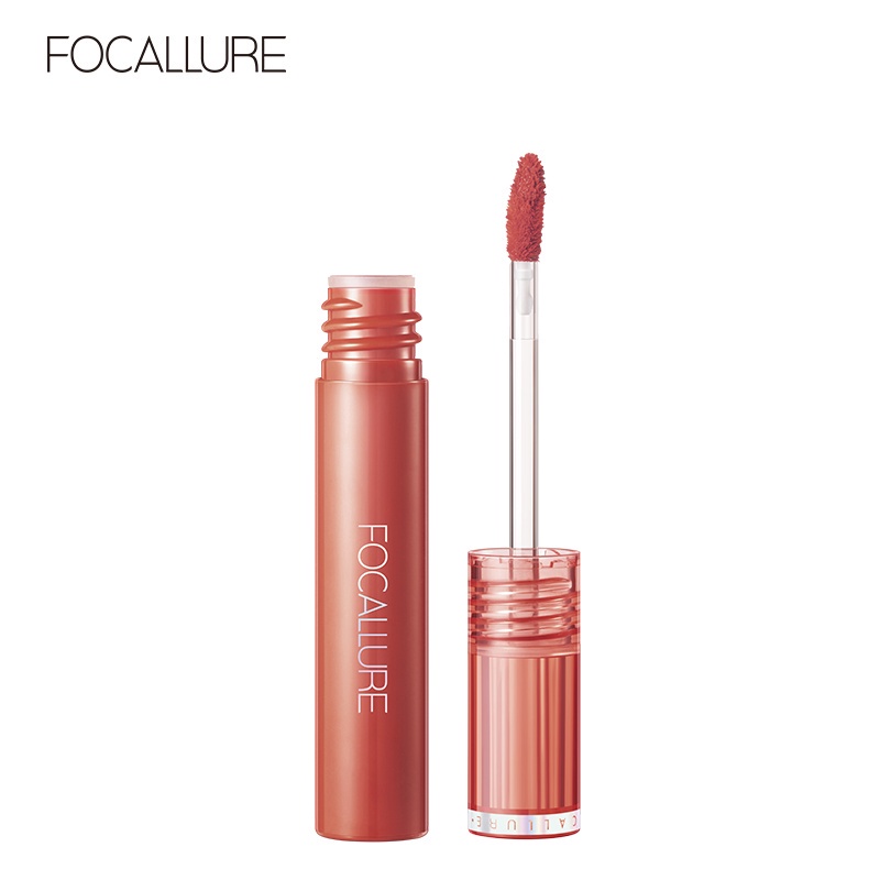 FOCALLUREFA208 Jelly-Clear Dewy Lipstick Tahan lama Lip Tint Lasting Glossy gloss Perawatan Bibir Pelembab Make Up