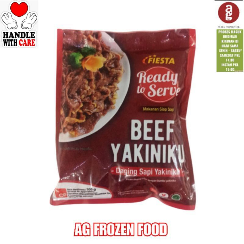 

Fiesta Ready To Serve Beef Yakiniku 300 gram