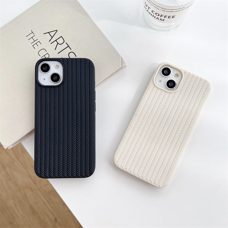 Case Handphone Shockproof Warna Polos Untuk Iphone 14 / 13 / 12 / 11pro Promax / X / Xs Max