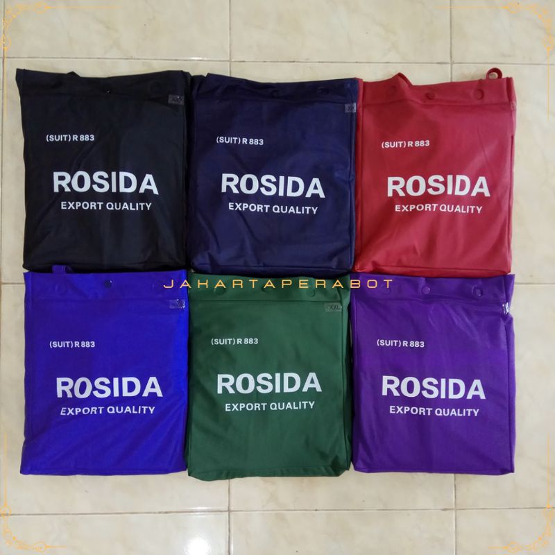 ROSIDA - Jas Hujan Karet Rosida R883 Original 100% / Jas Hujan Karet Setelan Dewasa Pria Wanita / Jas Hujan Anti Rembes / Jas Hujan Karet Ukuran L XL XXL XXXL Rosida R883