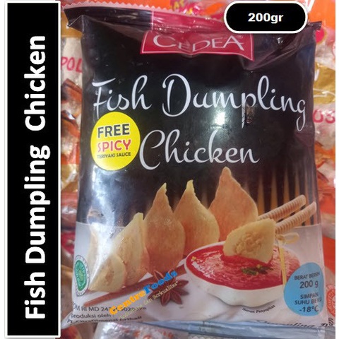 

Dumpling Ikan Ayam-Fish Dumpling Chicken Cedea | 200gr [Harga Per BKS]