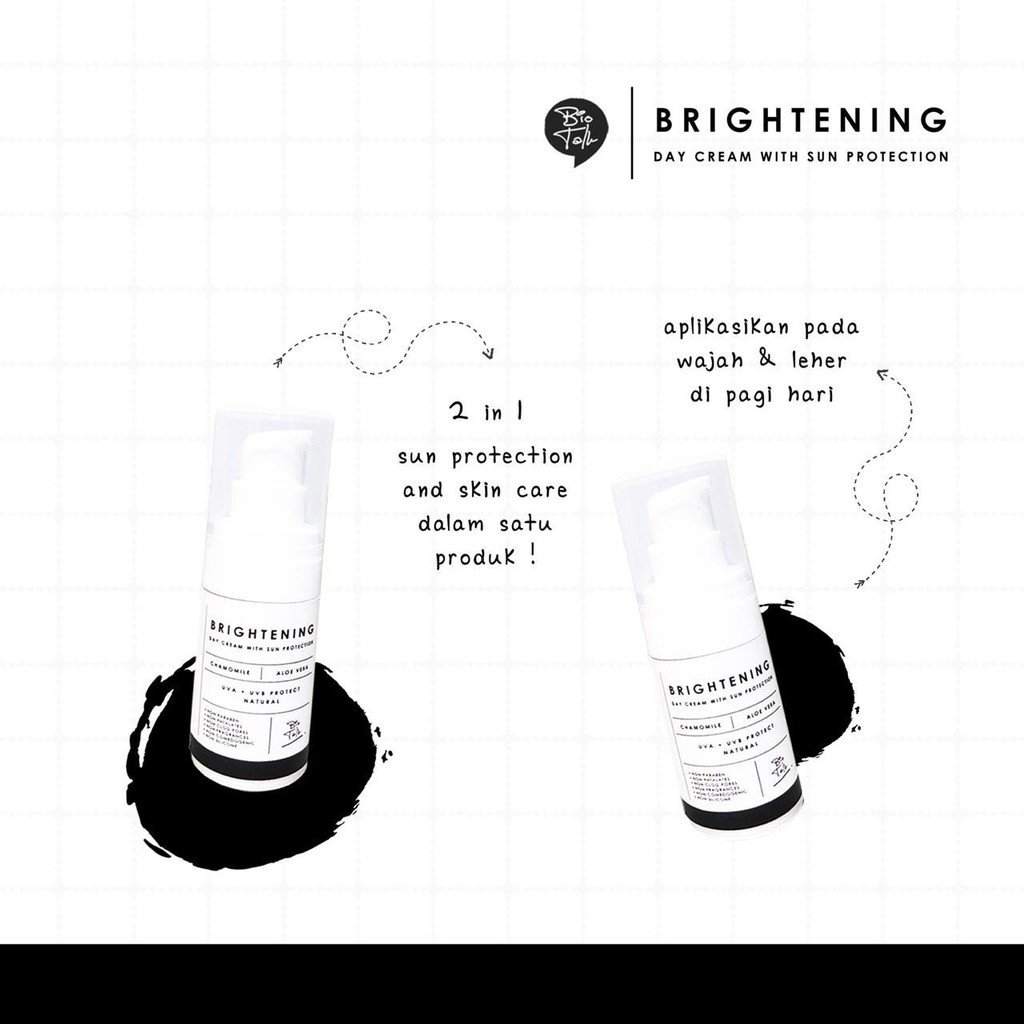 ⭐️ Jendela Kosmetik ⭐️ Biotalk / Bio Talk BPOM Day Cream with Sun Protection / Sunscreen Cream / Sun Screen Wajah / Cream Dengan Sun screen / Tabir Surya Untuk Pelindung wajah