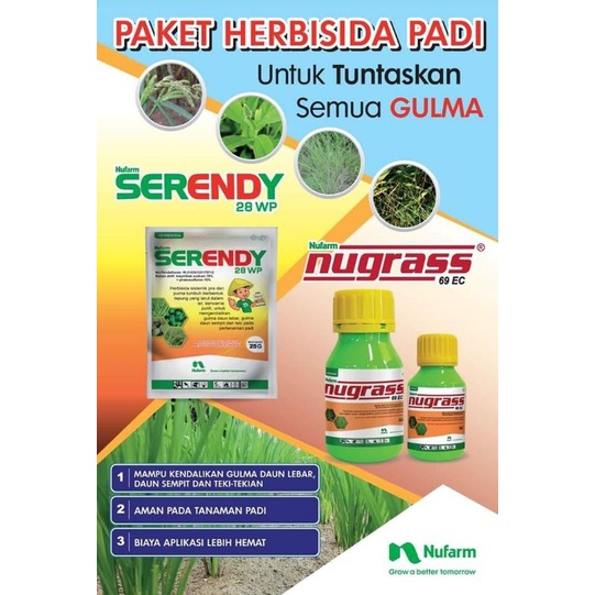 Nugras & serendy, Herbisida selektif untuk padi gogo dan sawah