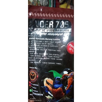 VOER 705 black edition pakan spesialis burung lomba kemasan mini